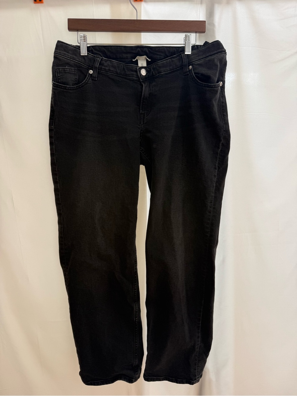 Black Maternity Jeans - Classic Straight Fit